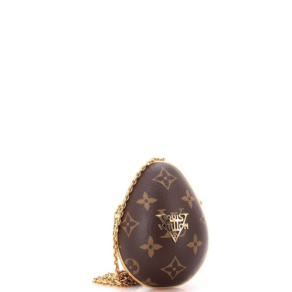 Louis Vuitton Egg Case Monogram Canvas and Leather Black, Brown - Picture 2 of 6